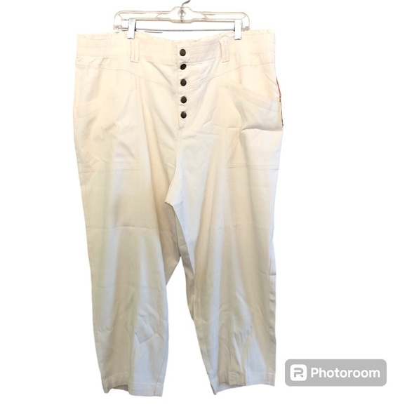 Knox Rose Women's Mid-Rise Tapered Fit Cargo Pants Size 2X - Picture 1 of 13